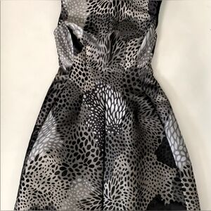 🆕Anne Klein Metallic Jacquard Dress with Pockets Sz 14